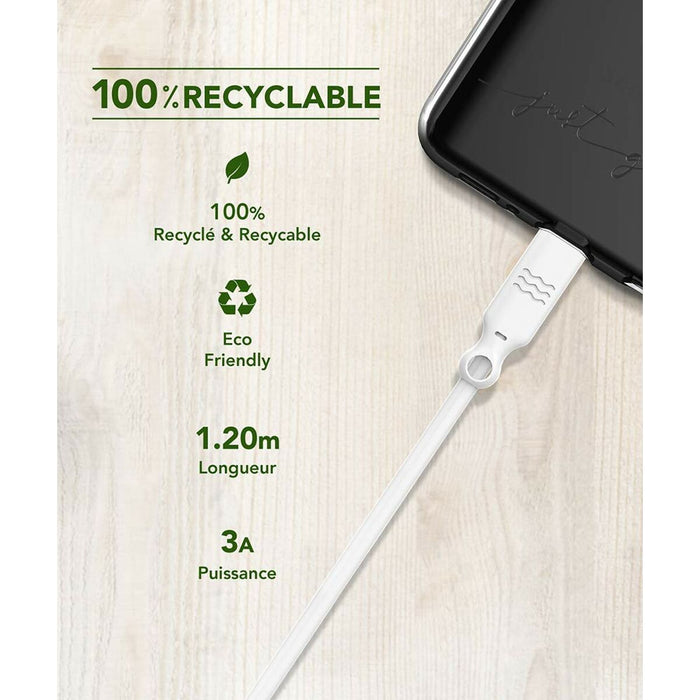 Cablu USB-C Big Ben Interactive JGCBLCC1M2W 1,2 m Alb