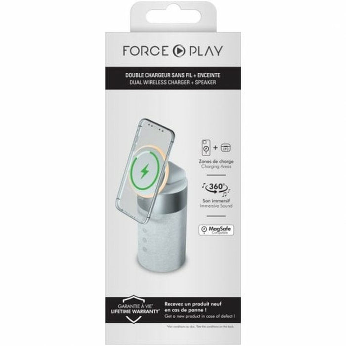 Difuzor Bluetooth Portabil Force Play BigBen 20 W Gri