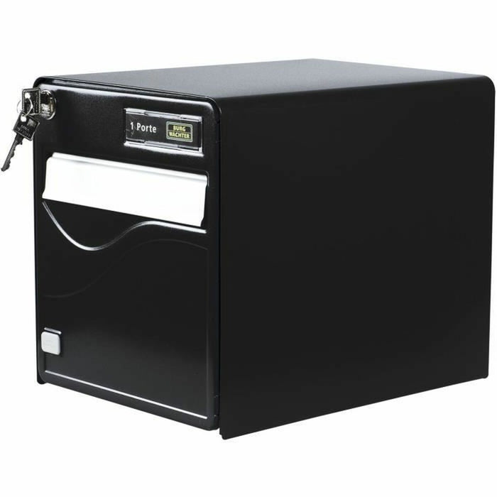 Cutie de scrisori Burg-Wachter   36,5 x 28 x 31 cm Negru Plastic