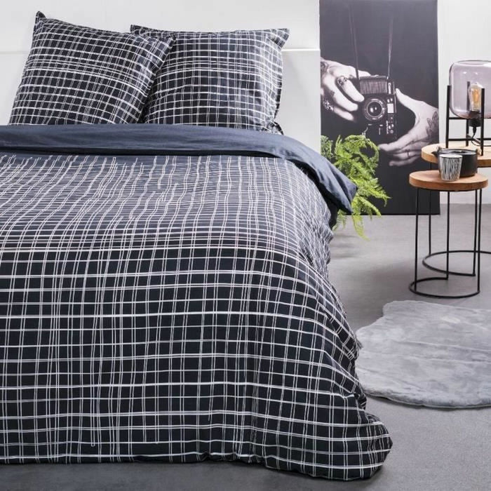 Set husă de pătură TODAY Albastru 240 x 220 cm 3 Piese