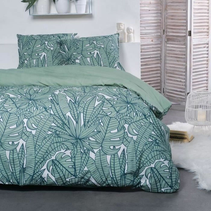 Set husă de pătură TODAY Verde 240 x 220 cm 3 Piese