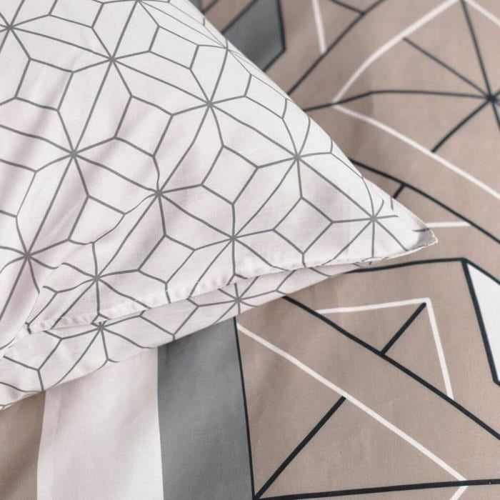 Husă de pilotă TODAY Geometric Bej 260 x 240 cm