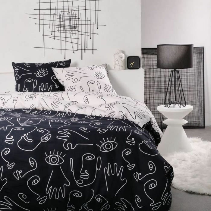 Set husă de pătură TODAY Alb 240 x 220 cm 3 Piese