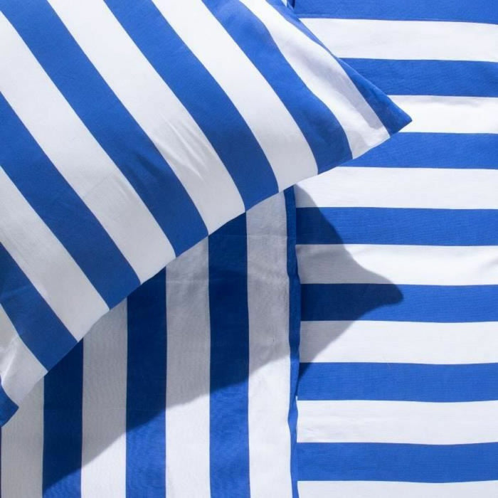 Husă de pilotă TODAY Summer Stripes Albastru Pat dublu 240 x 220 cm