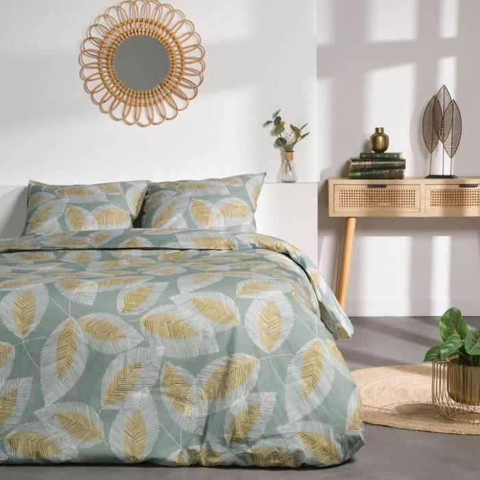 Set husă de pătură TODAY Verde 240 x 220 cm 3 Piese