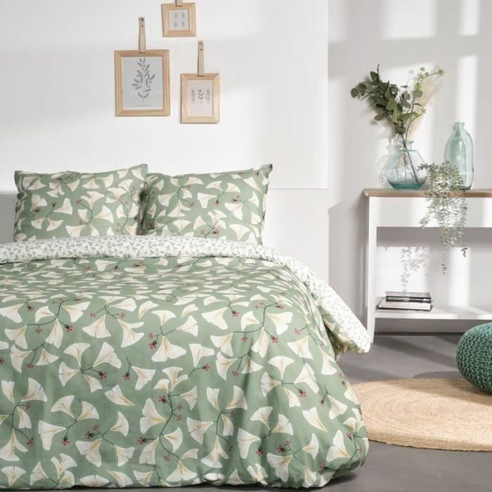 Set husă de pătură TODAY Verde 240 x 220 cm 3 Piese