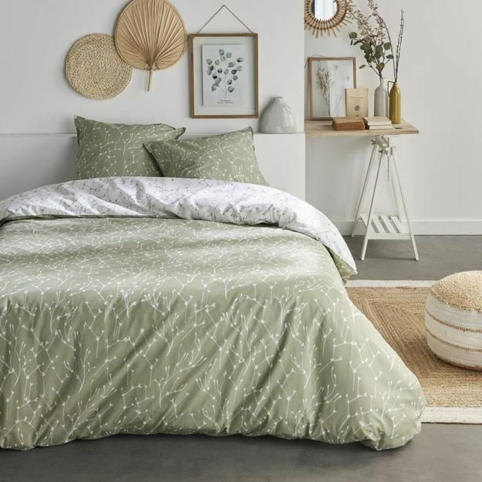 Set husă de pătură TODAY Verde 240 x 220 cm 3 Piese