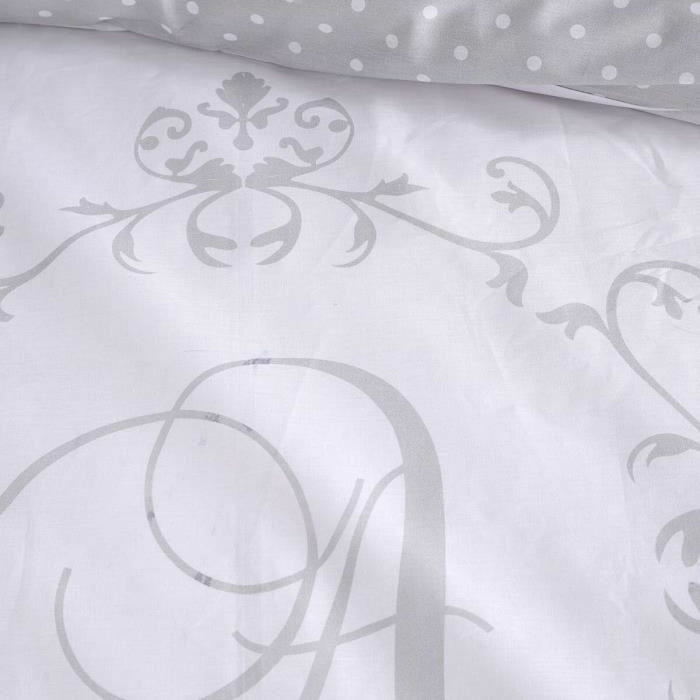 Set husă de pătură TODAY Gri 240 x 220 cm 3 Piese