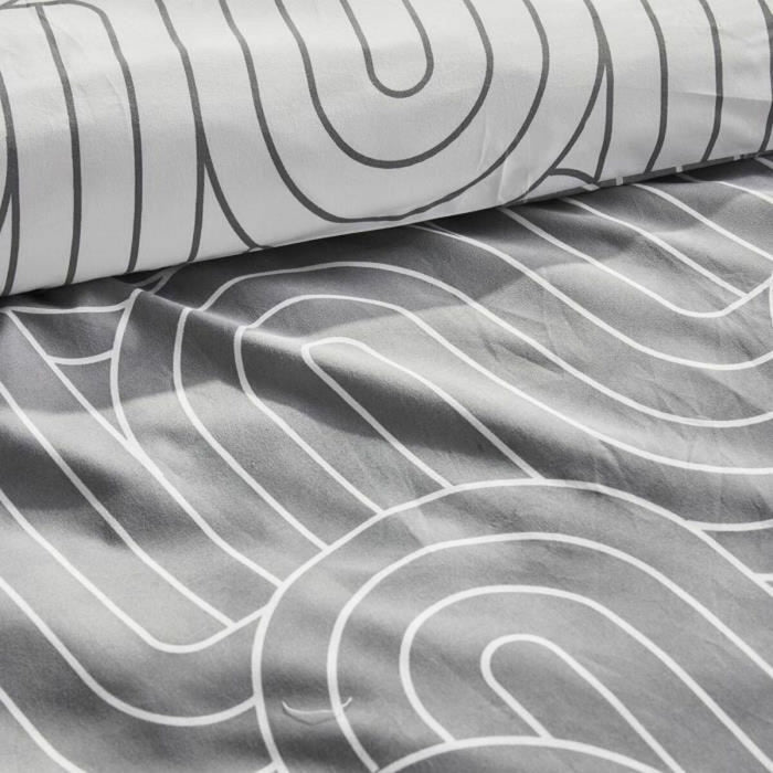 Set husă de pătură TODAY Negru 240 x 220 cm 3 Piese