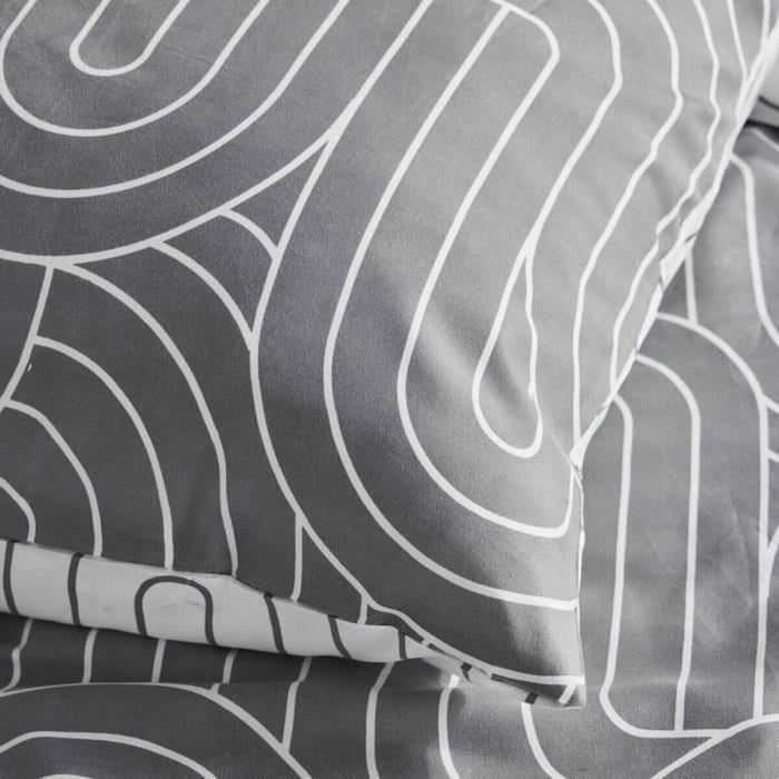 Set husă de pătură TODAY Negru 240 x 220 cm 3 Piese