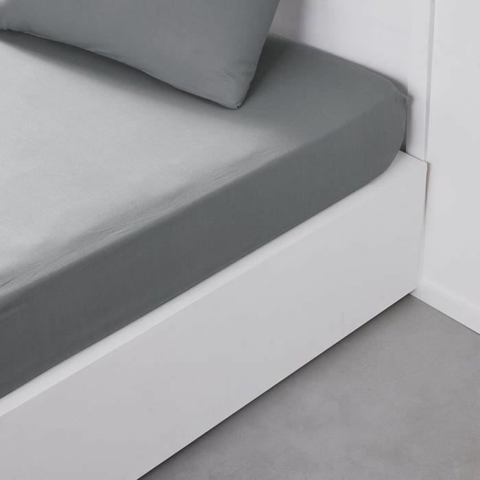 Foaie de fund montată TODAY Essential Gri deschis 160 x 200 cm Gri 160 x 200