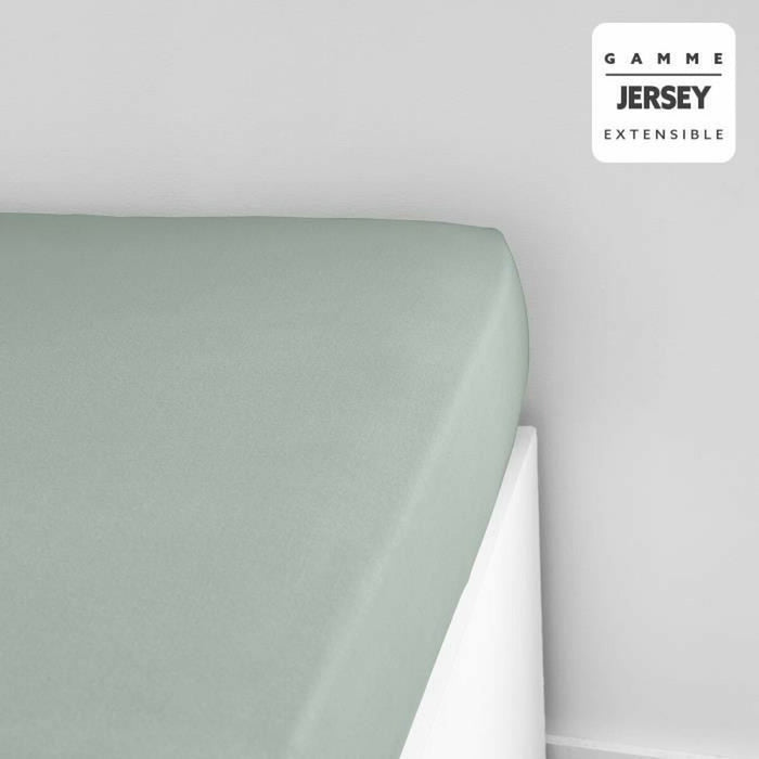 Foaie de fund montată TODAY Jersey Verde deschis 140 x 190 cm