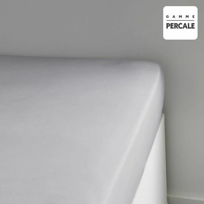 Foaie de fund montată TODAY Percale Gri deschis 140 x 200 cm Gri