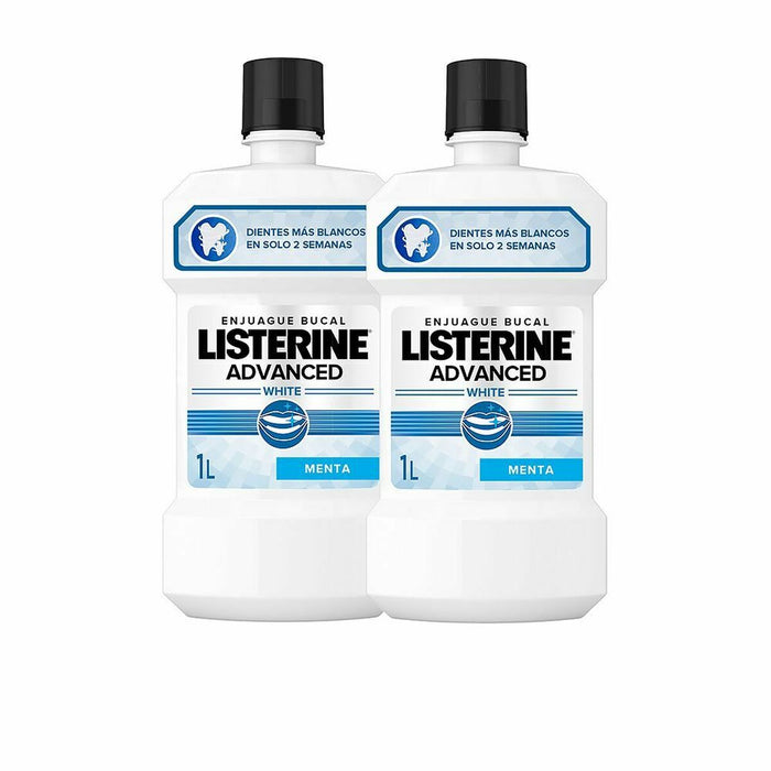 Apă de Gură Listerine Advanced White Înălbitor (2 x 1 L)