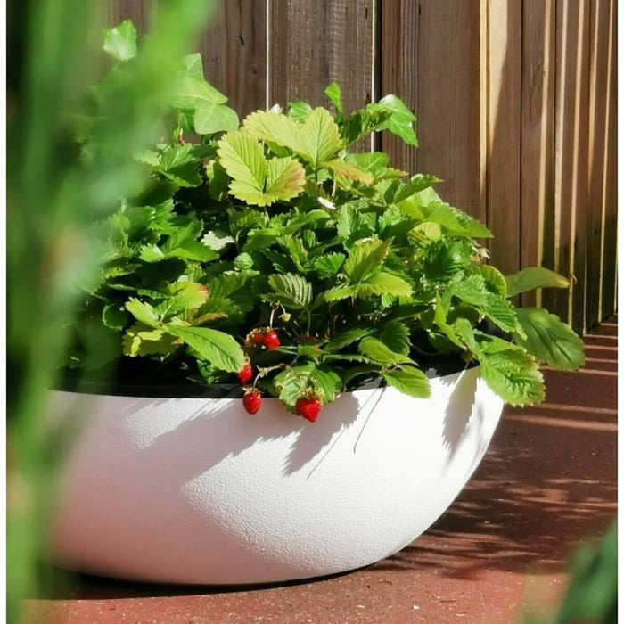 Ghiveci Riviera   Alb Ø 40 cm