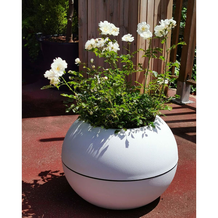 Ghiveci Riss RIV3580798142023 Alb Plastic Rotund