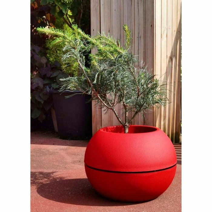 Ghiveci Riviera D40 Míč Roșu Granit Ø 40 cm