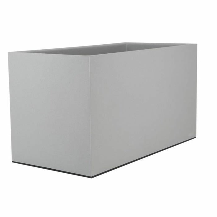 Ghiveci Riviera Dreptunghiular Granit Gri 80 x 40 cm