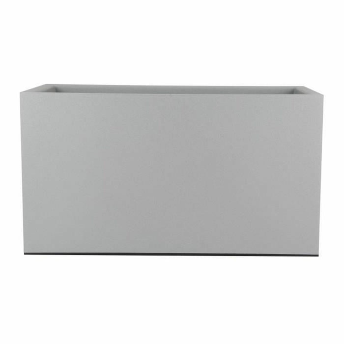 Ghiveci Riviera Dreptunghiular Granit Gri 80 x 40 cm