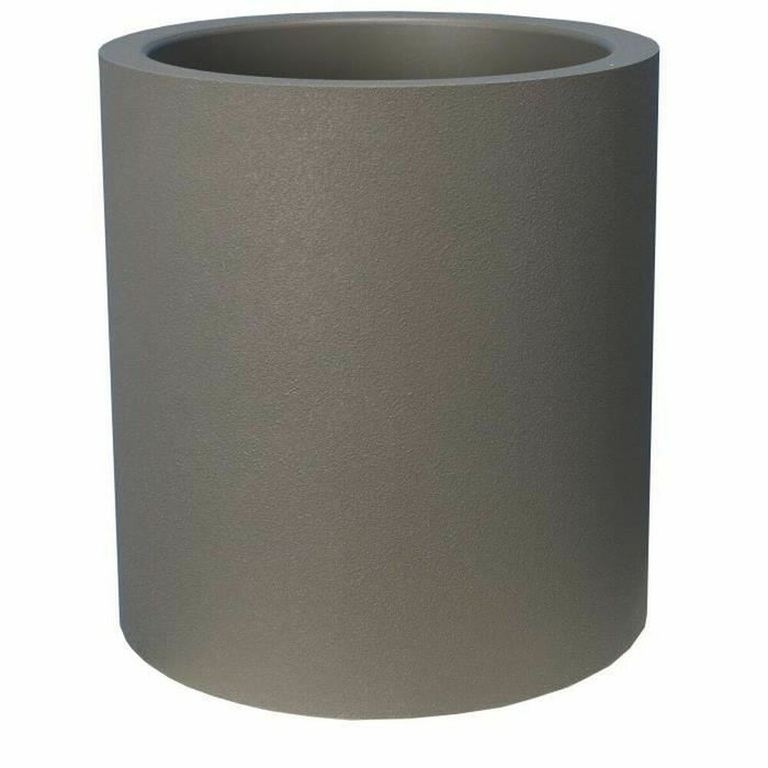 Ghiveci Riviera Ø 40 cm Gri Plastic Rotund