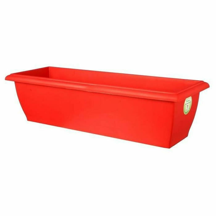 Ghiveci Riviera Roșu Plastic Dreptunghiular