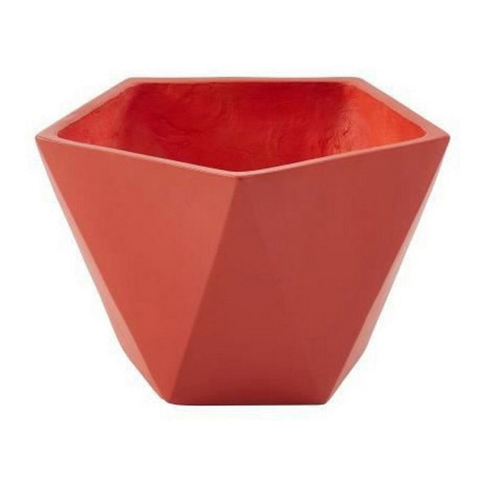 Ghiveci Beau Rivage Fibră de Sticlă Geometric Roz Coral 50 x 30 cm