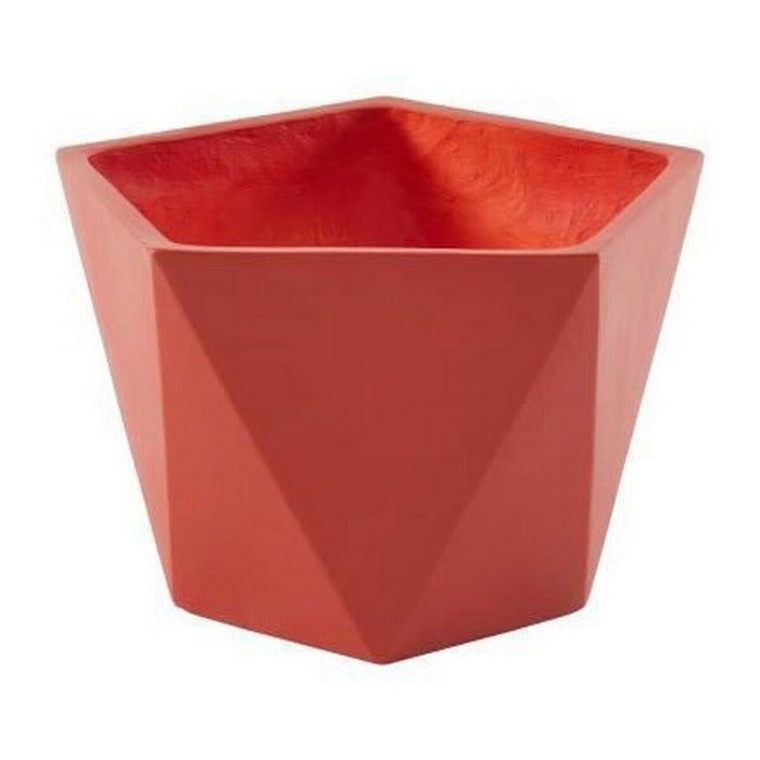 Ghiveci Beau Rivage Fibră de Sticlă Geometric Roz Coral 50 x 30 cm