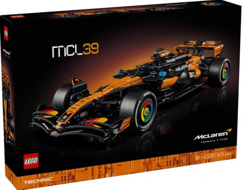 Set de construcție LEGO Technic, McLaren MCL39 F1 Car, 1675 piese, 18+ ani