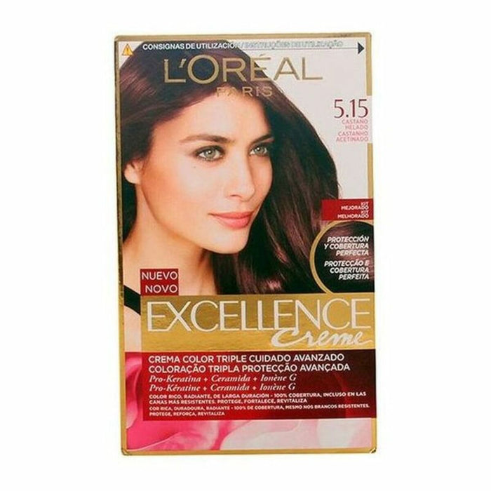 Vopsea Permanentă Excellence Creme L'Oreal Make Up Excellence Šalta kaštoninė Nº 9.0-rubio muy claro Nº 8.0-rubio claro 192 ml