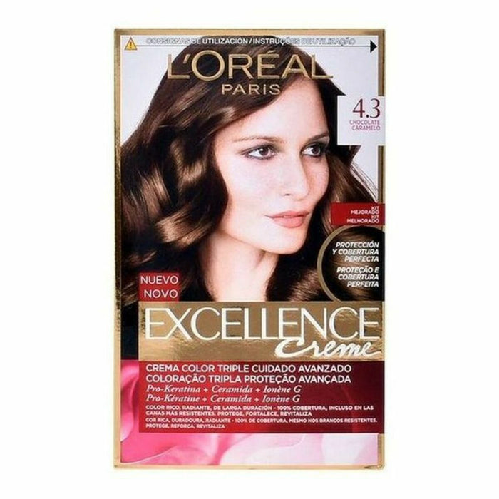 Vopsea Permanentă Excellence L'Oreal Make Up GM000023_026_SABBIA-Brown-EU 37 Nº 9.0-rubio muy claro Nº 8.0-rubio claro 192 ml