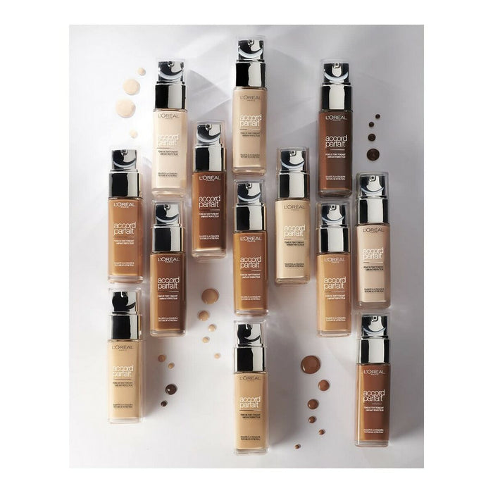 Fond de Ten Fluid L'Oreal Make Up Accord Parfait Nº 7.D/W (30 ml)