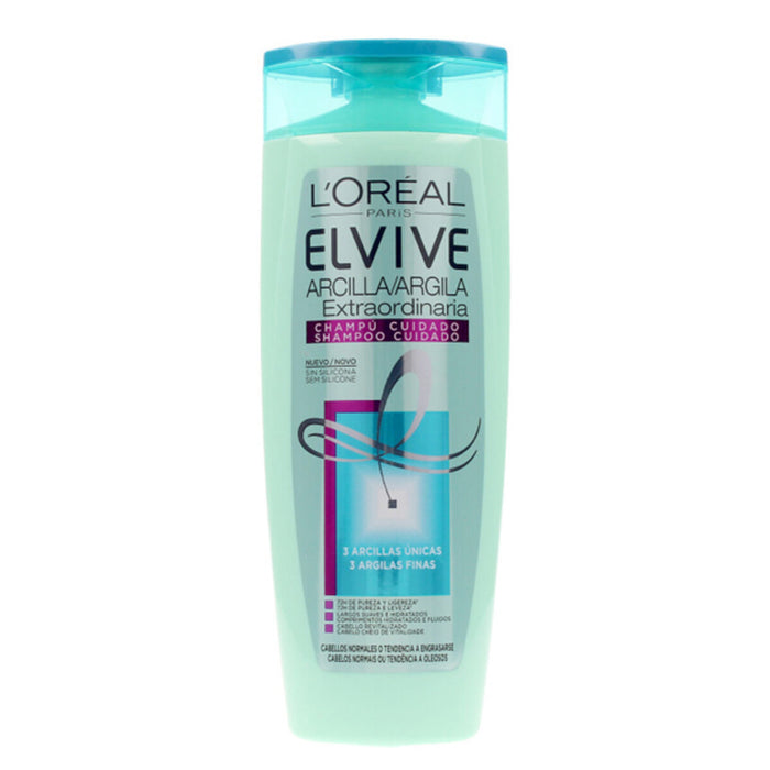 Șampon ELVIVE ARCILLA EXTRAORDINARIA L'Oreal Make Up (285 ml)