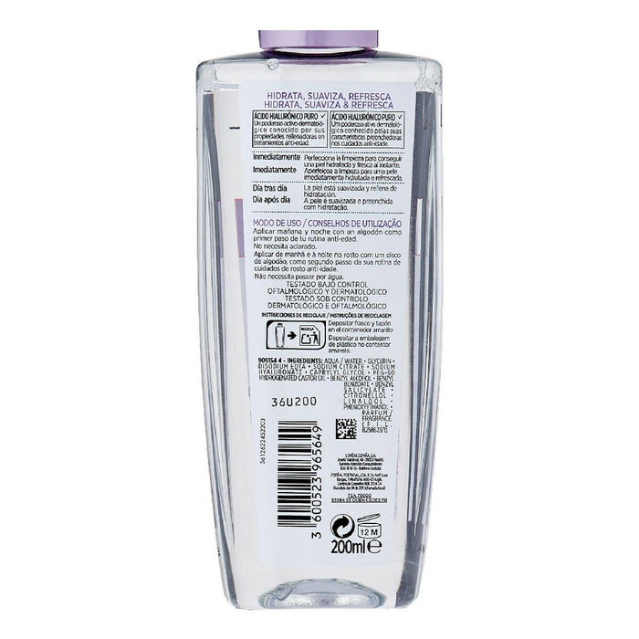 Tonic de Curățare Revitalizant Revitalift L'Oreal Make Up Material de umplere pentru liniile faciale (200 ml)