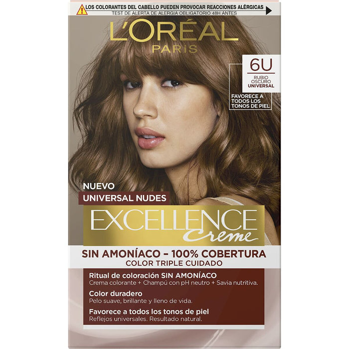 Vopsea Permanentă L'Oreal Make Up Excellence Blond Închis