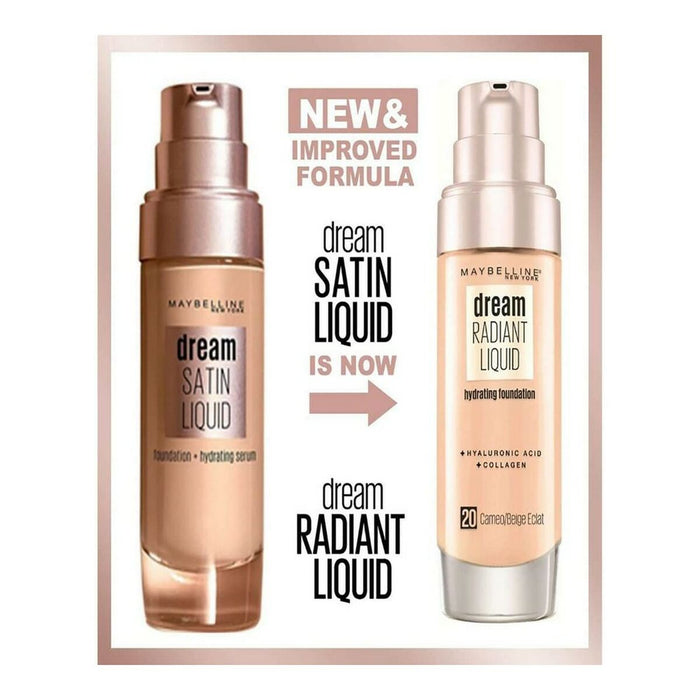 Fond de Ten Fluid Maybelline Dream Satin Liquid 3-true ivory (30 ml)