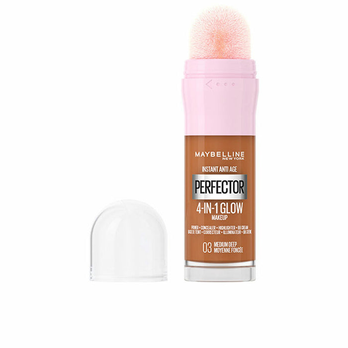 Fluid corector Maybelline Instant Age Perfector Glow Nº 03-Medium Deep 20 ml