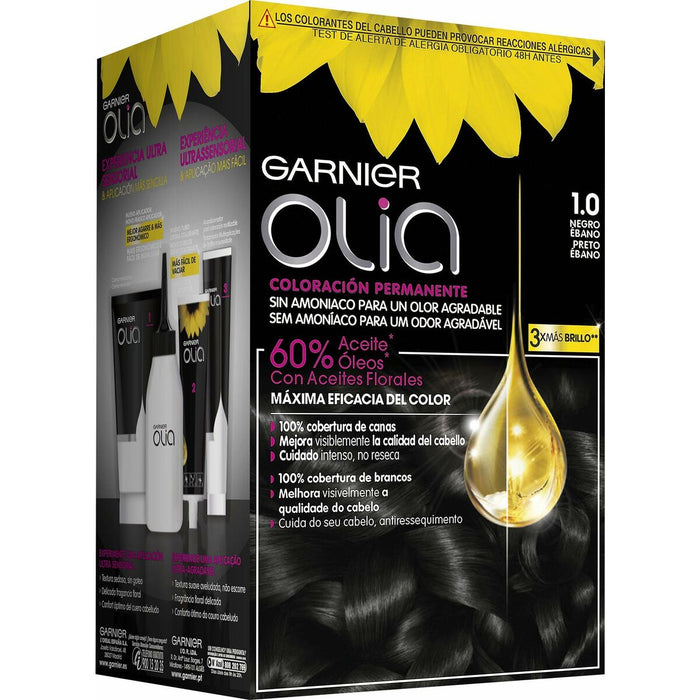 Vopsea Fără Amoniac Olia Garnier 3600541234321 Negru Abanos