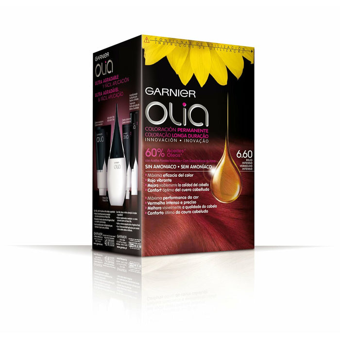 Vopsea Fără Amoniac Olia Garnier 3600541234970 Roșu Intens