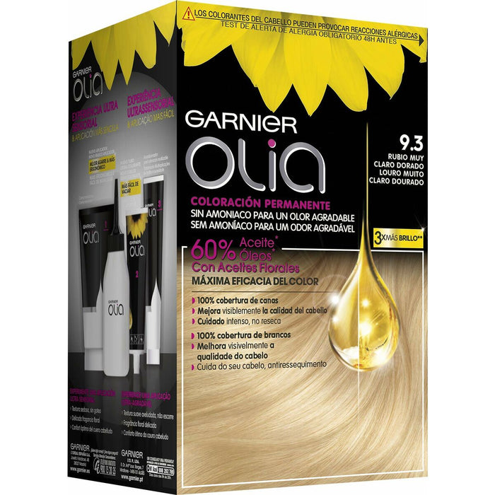 Vopsea Fără Amoniac Olia Garnier 3600541235274 Labai lengvai auksinė blondinė