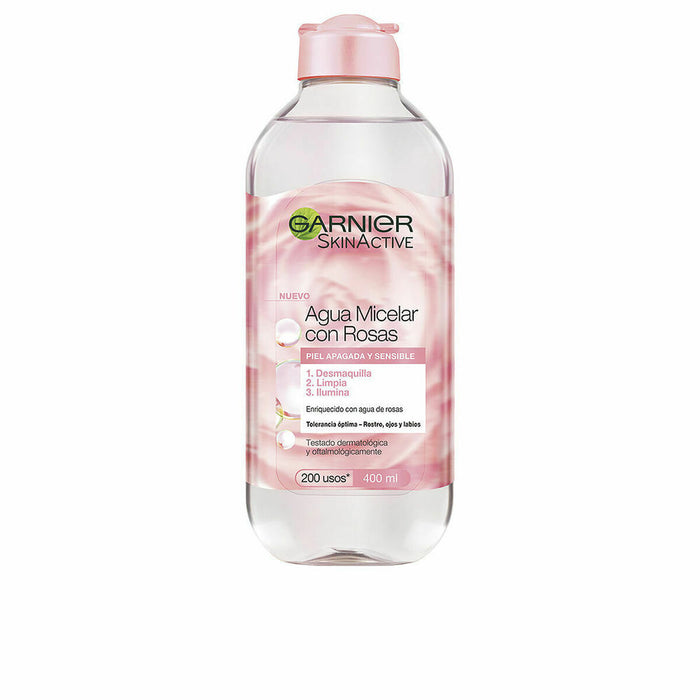 Apă Micelară demachiantă Garnier Skinactive Agua Rosas Apă de trandafiri 400 ml