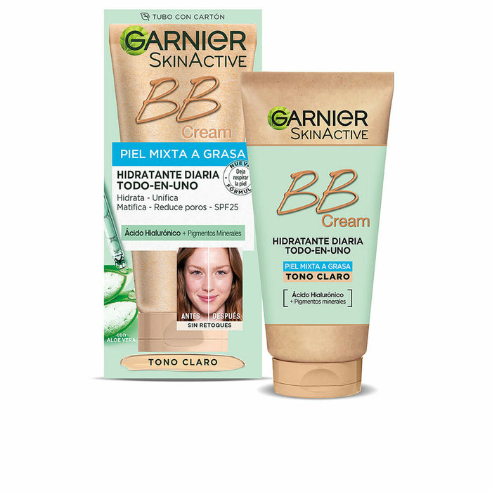 Cremă Hidratantă cu Culoare Garnier Skinactive Bb Cream Light 50 ml Spf 25