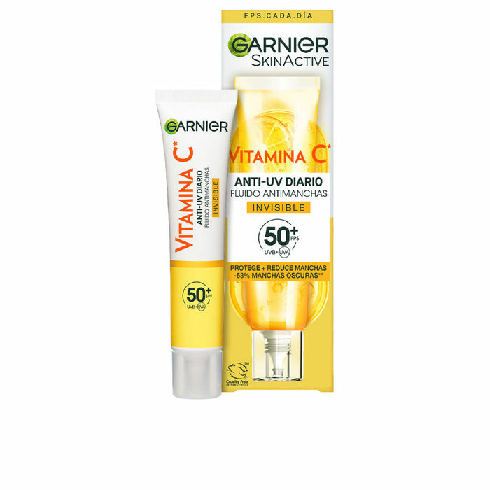 Fluid Hidratant Garnier Vitamin C - Invisible Rezistent la pete 40 ml