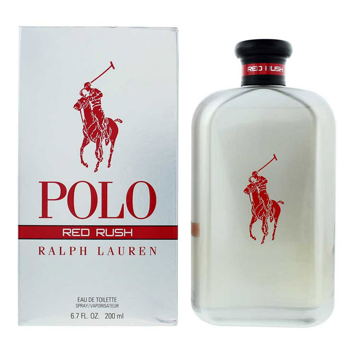 Apă de toaletă Ralph Lauren Polo Red Rush, pentru bărbați, 200 ml