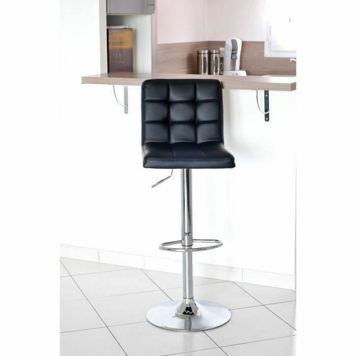 Taburet Negru (2 Piese)