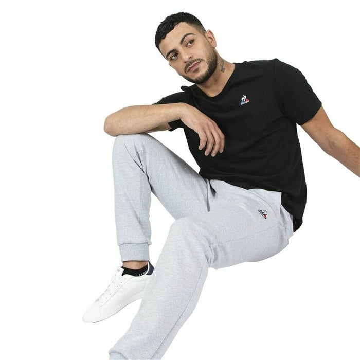 Tricou cu Mânecă Scurtă Bărbați Le coq sportif Essentiels N°3 Negru