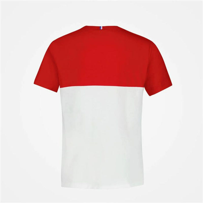 Tricou cu Mânecă Scurtă Copii Le coq sportif  N°2 Tricolore Alb