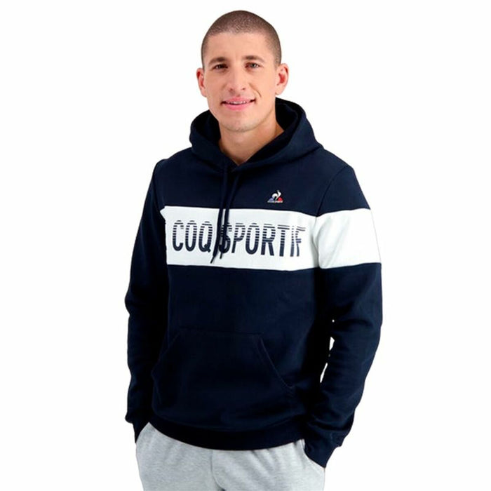 Hanorac cu Glugă Unisex Le coq sportif BAH Hoody N°1 Bleumarin