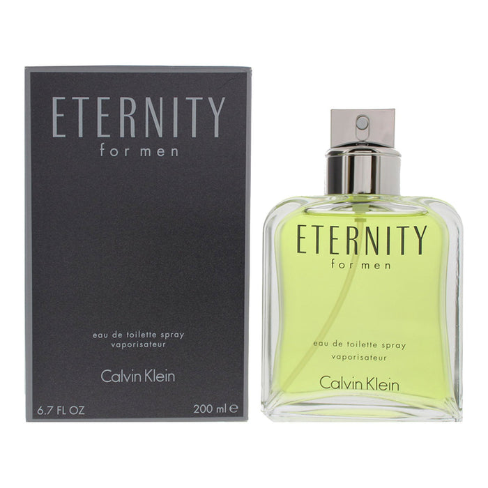 Apă de toaletă Calvin Klein Eternity, pentru bărbați, 200 ml