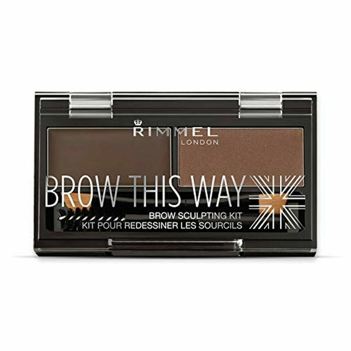 Machiaj pentru Sprâncene Rimmel London Brow This Way 003-Dark Brown