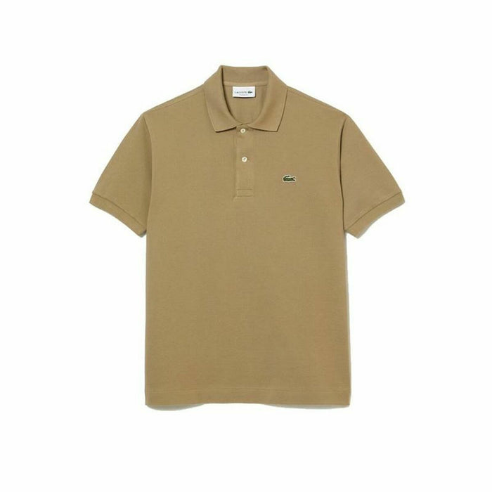 Tricou Polo cu Mânecă Scurtă Bărbați Lacoste Fit L.12.12 Maro